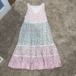 LoveShackFancy for Target floral midi dress with pockets